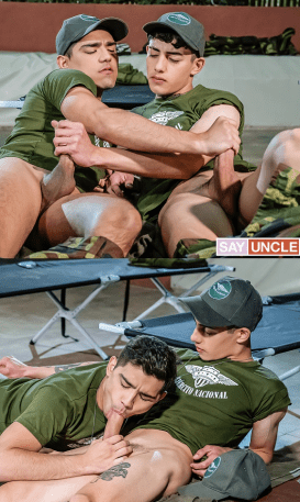 Military Dick – Jerk-Off Training – Felix Harris and Gabriel Chiappe