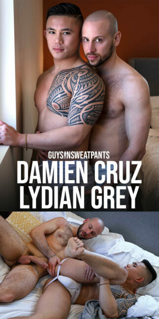 Guys In Sweatpants – Lydian Stretches Damien – Damien Cruz and Lydian Grey